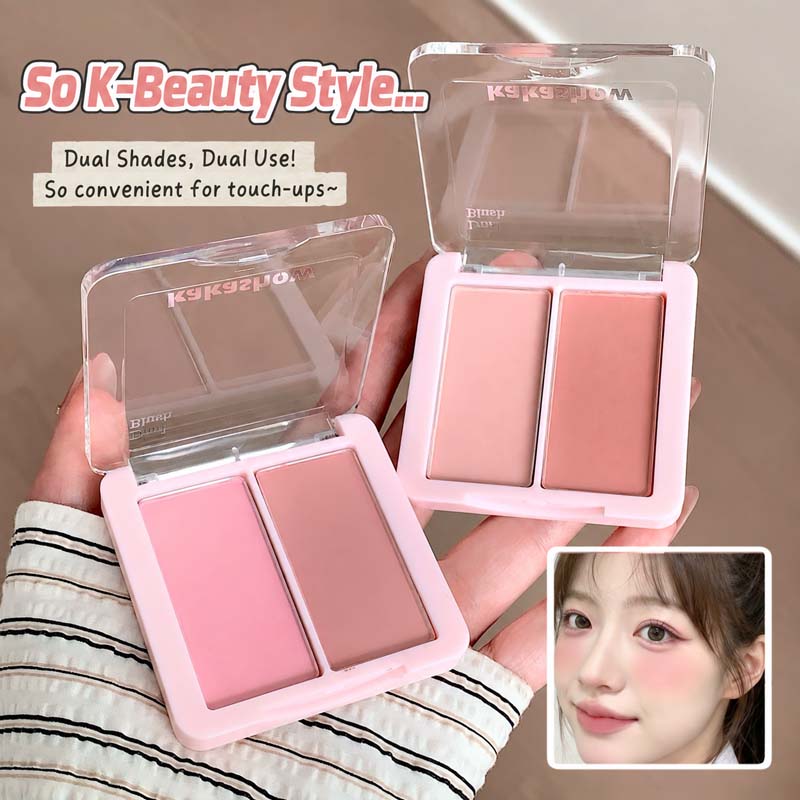Beauty Makeup Palette - KAKASHOW 2 Color Cream Blush Palette
