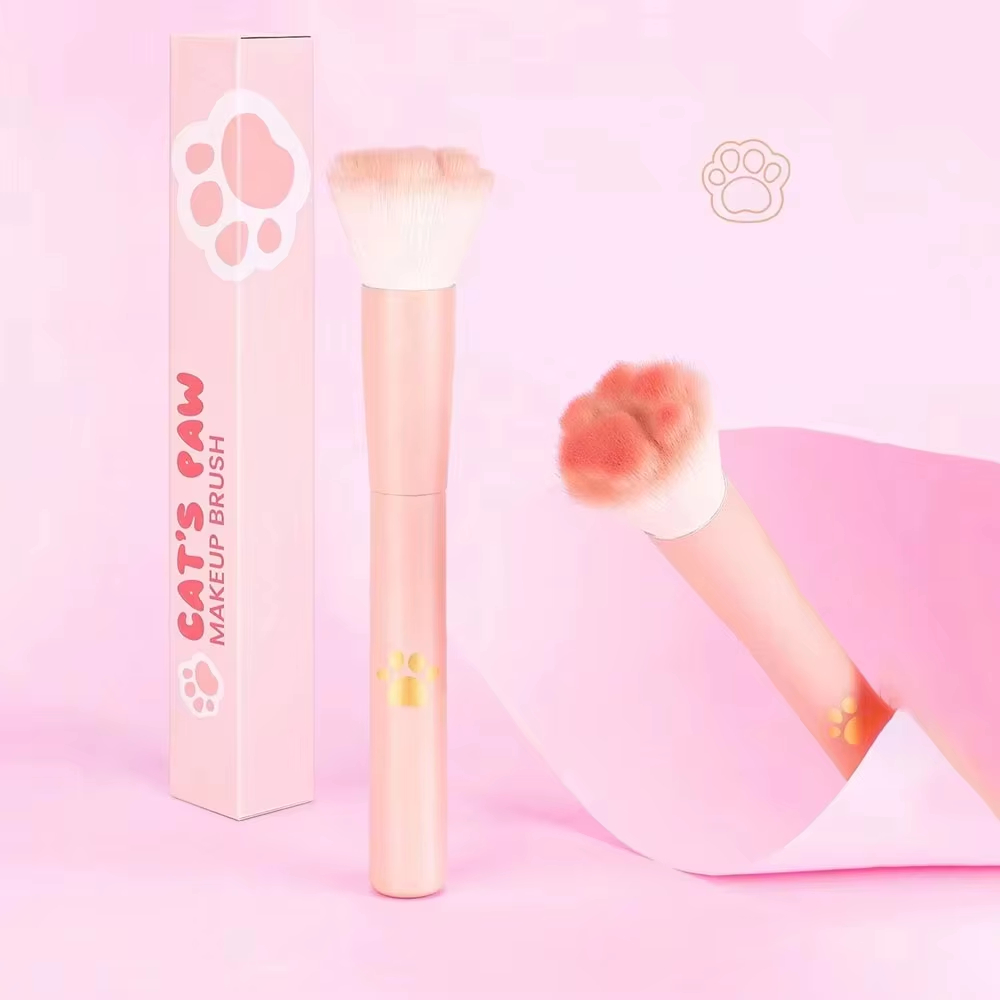Beauty Makeup Store - 1Pc Cat Paw Blush Brush with