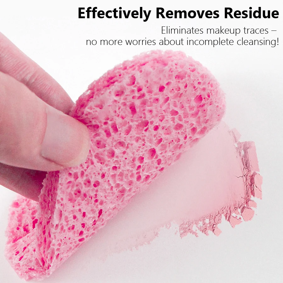 5Pcs Cellulose Face Sponges Co - Beauty Makeup Store ulasan dan harga