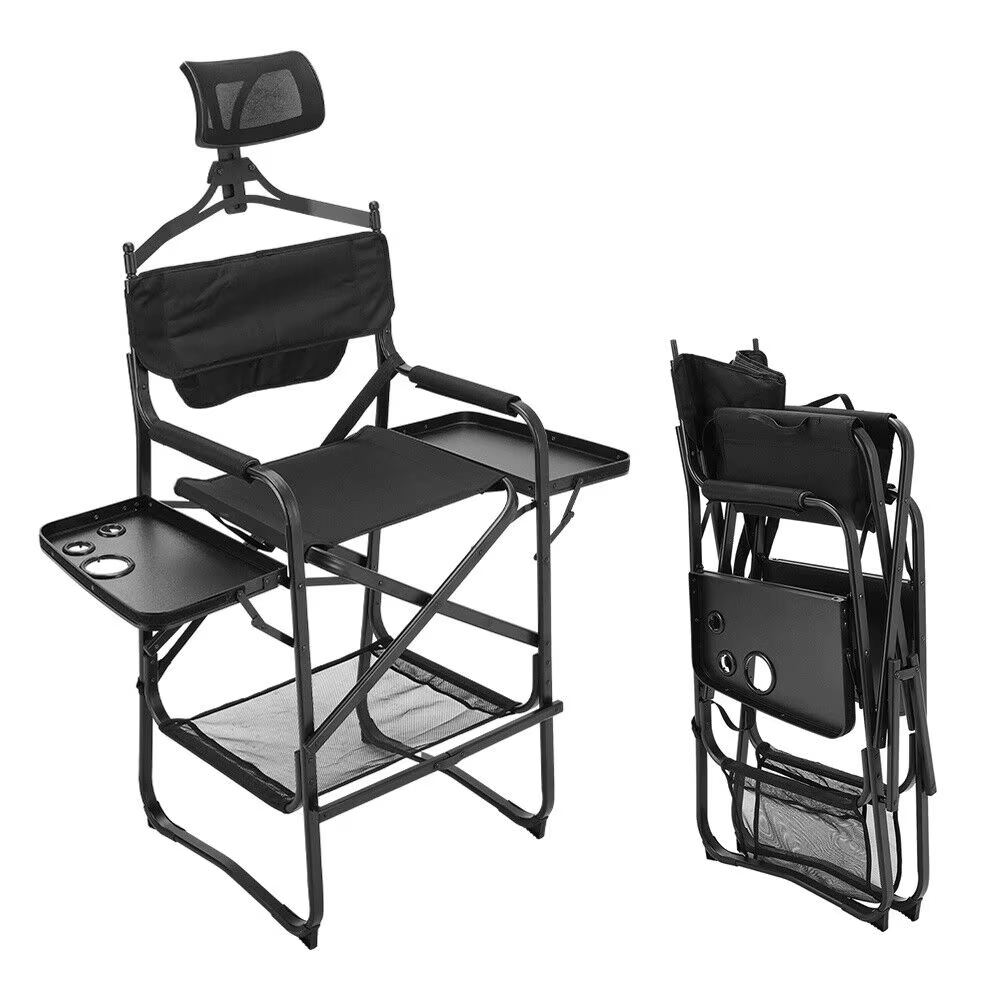 Tall Directors Chair Heavy Dut - Beauty Makeup Desk ulasan dan harga