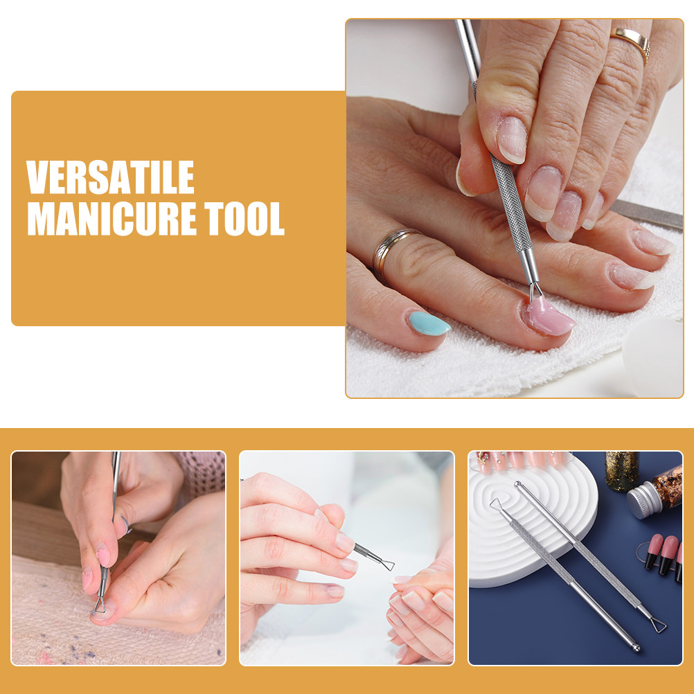 6Pcs Nail Cuticle Remover Tool - Gel Nail Polish ulasan dan harga