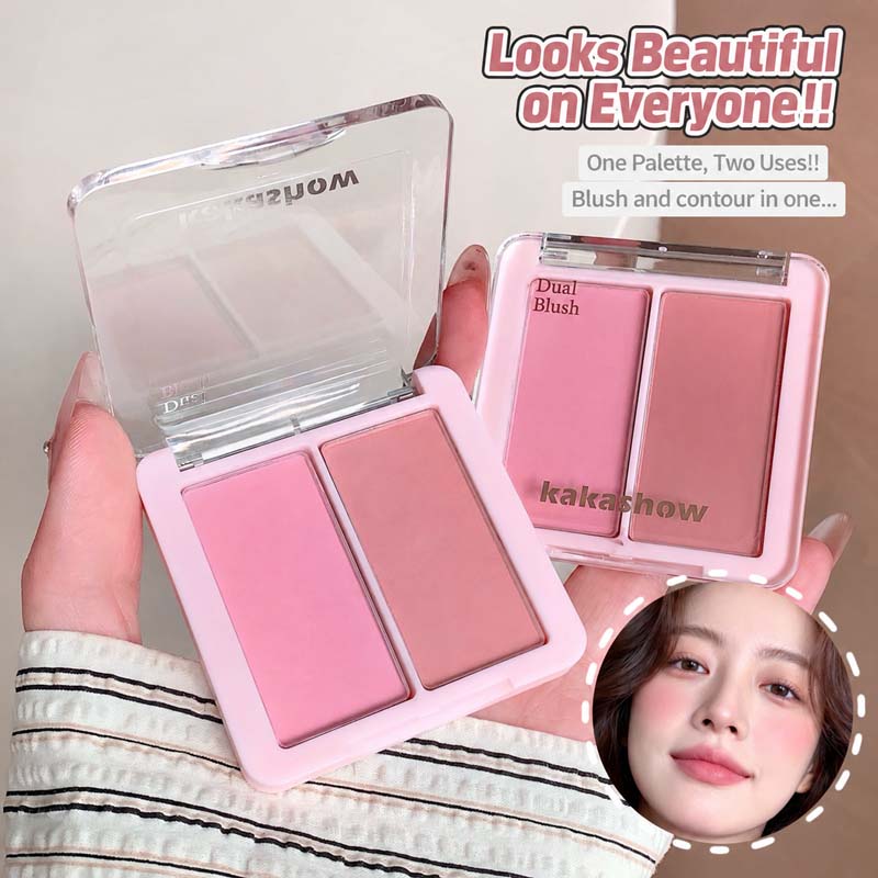 KAKASHOW 2 Color Cream Blush P - Beauty Makeup Palette ulasan dan harga