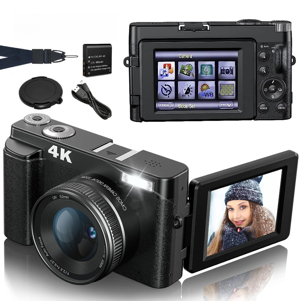 4K 48MP Compact Vlogging Camer - Beauty Makeup News ulasan dan harga
