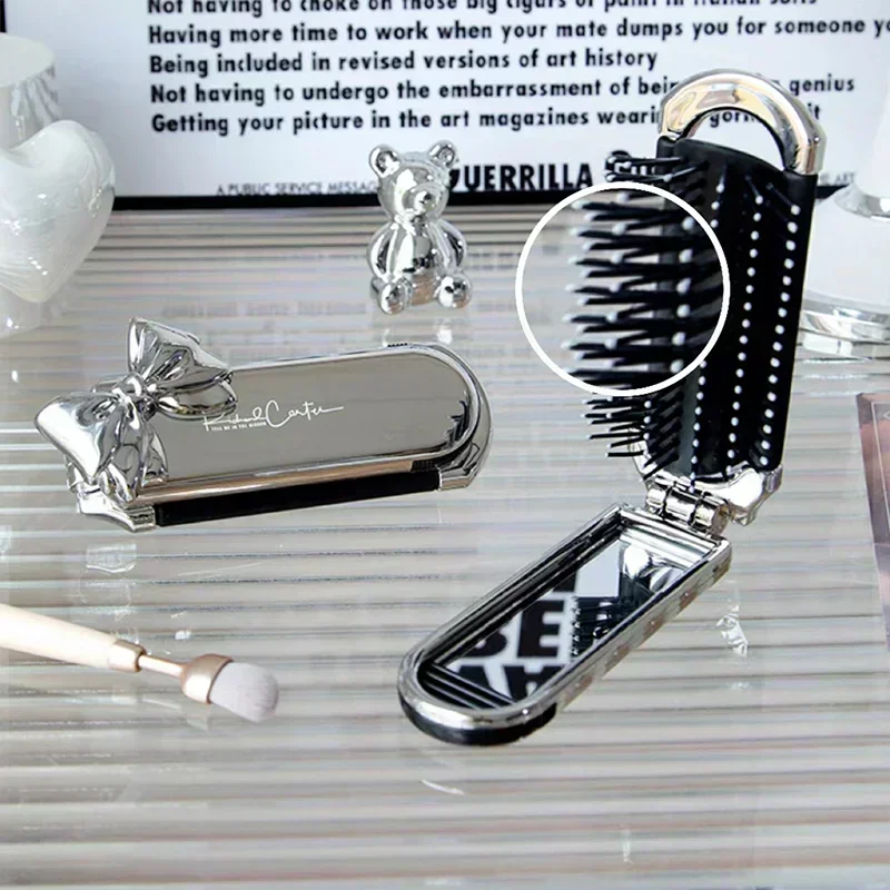 New Sliver Bow Folding Combs w - Beauty Makeup News ulasan dan harga