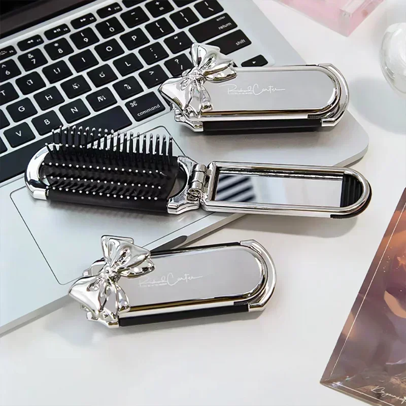 New Sliver Bow Folding Combs w - Beauty Makeup News ulasan dan harga