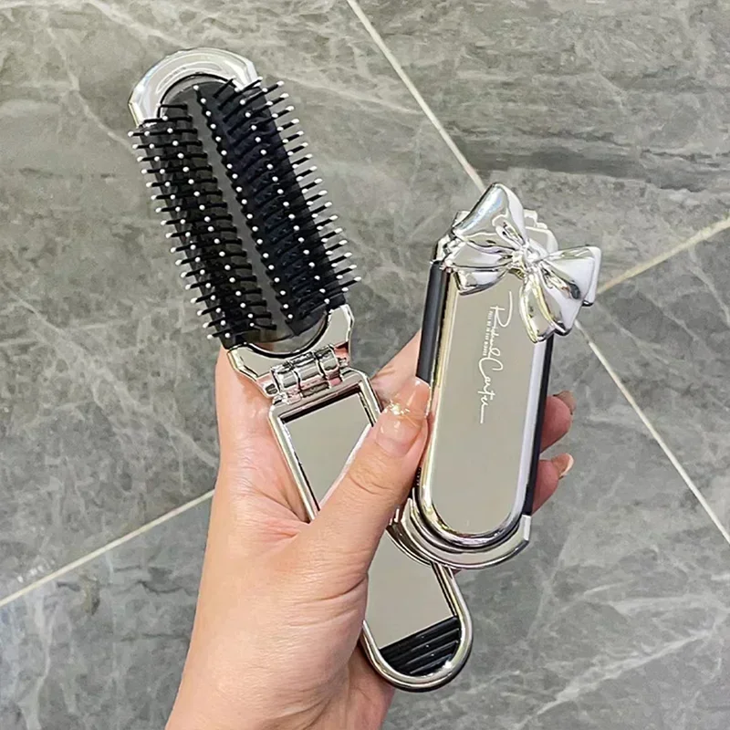 New Sliver Bow Folding Combs w - Beauty Makeup News ulasan dan harga