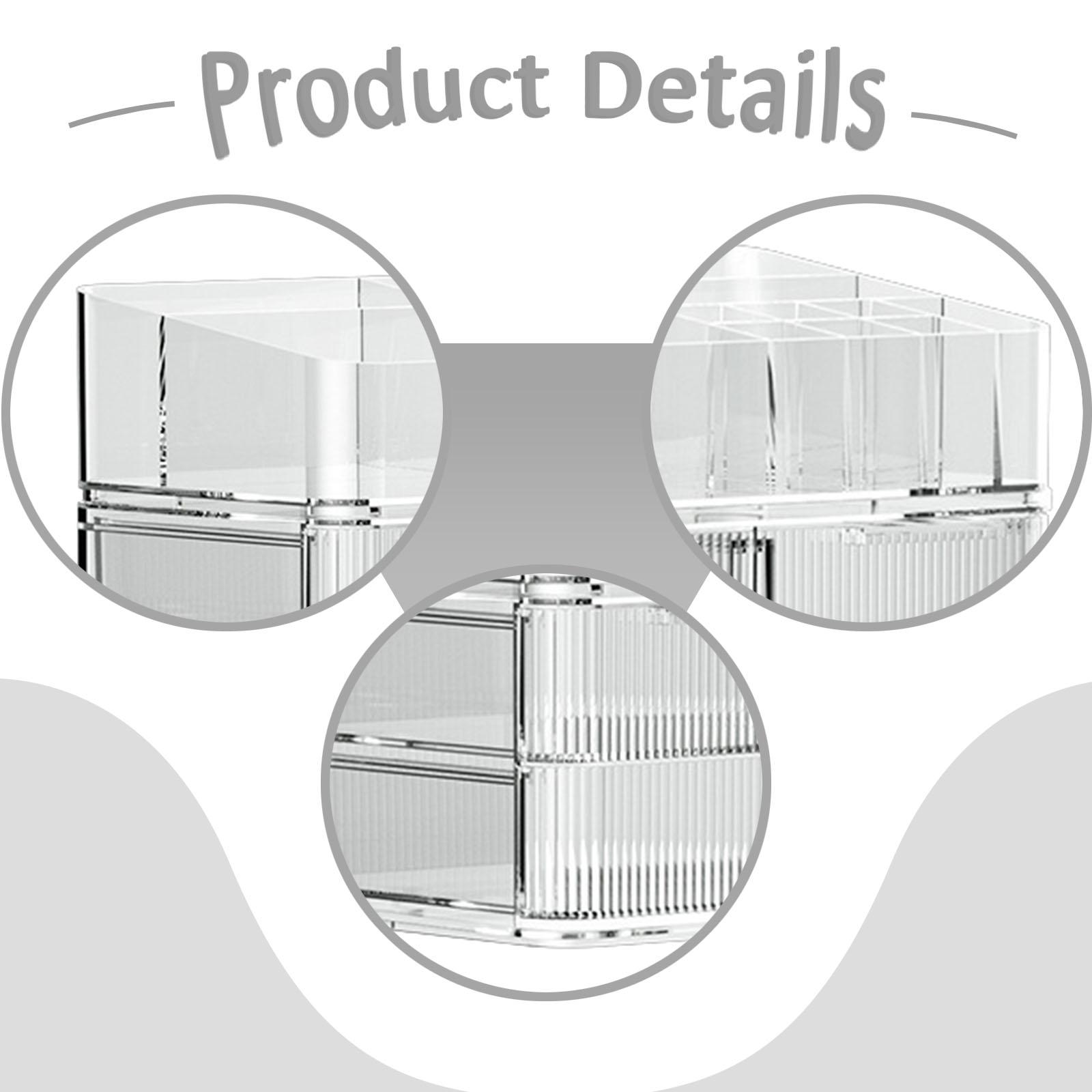 Cosmetic Organizer Cover Type  - X Beauty Makeup ulasan dan harga