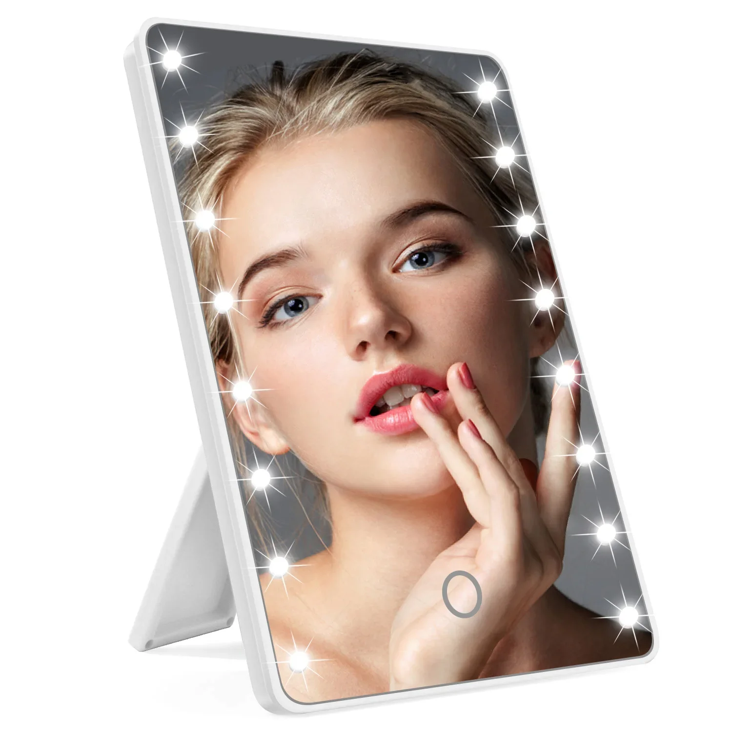 16 LEDs Makeup Mirror with LED - Beauty Makeup Desk ulasan dan harga