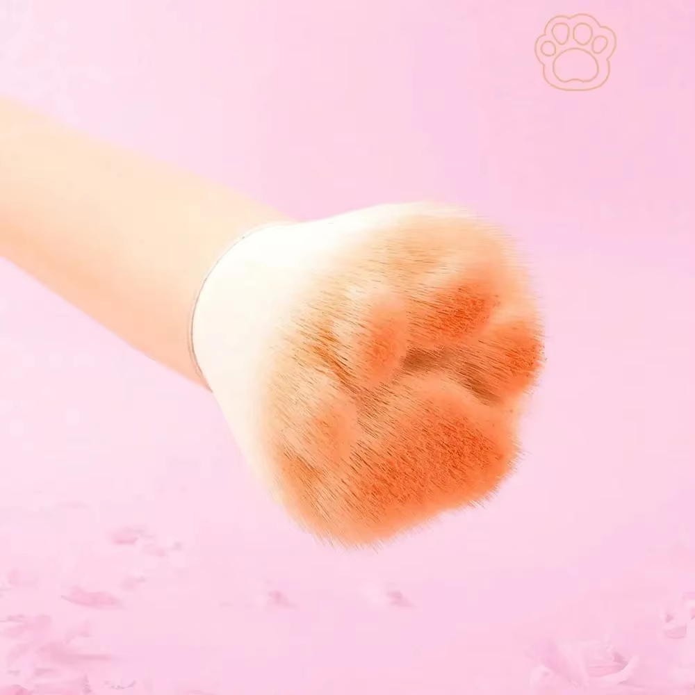 1Pc Cat Paw Blush Brush with S - Beauty Makeup Store ulasan dan harga