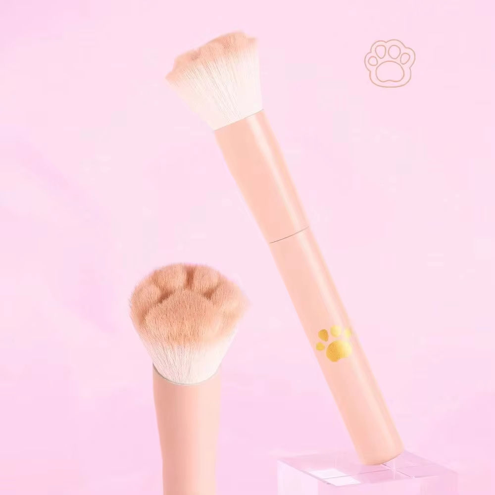 1Pc Cat Paw Blush Brush with S - Beauty Makeup Store ulasan dan harga