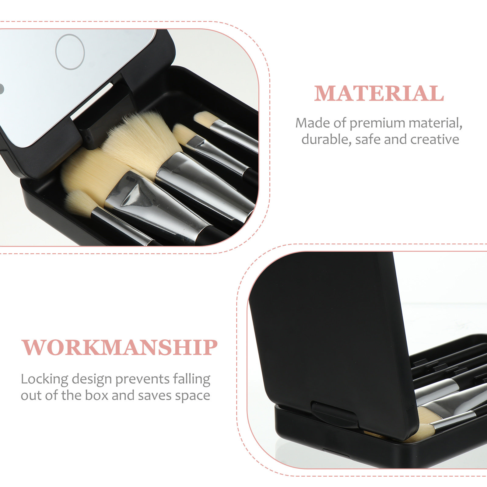 5Pcs LED Makeup Mirror Set Fol - Beauty Makeup Vanity Set ulasan dan harga