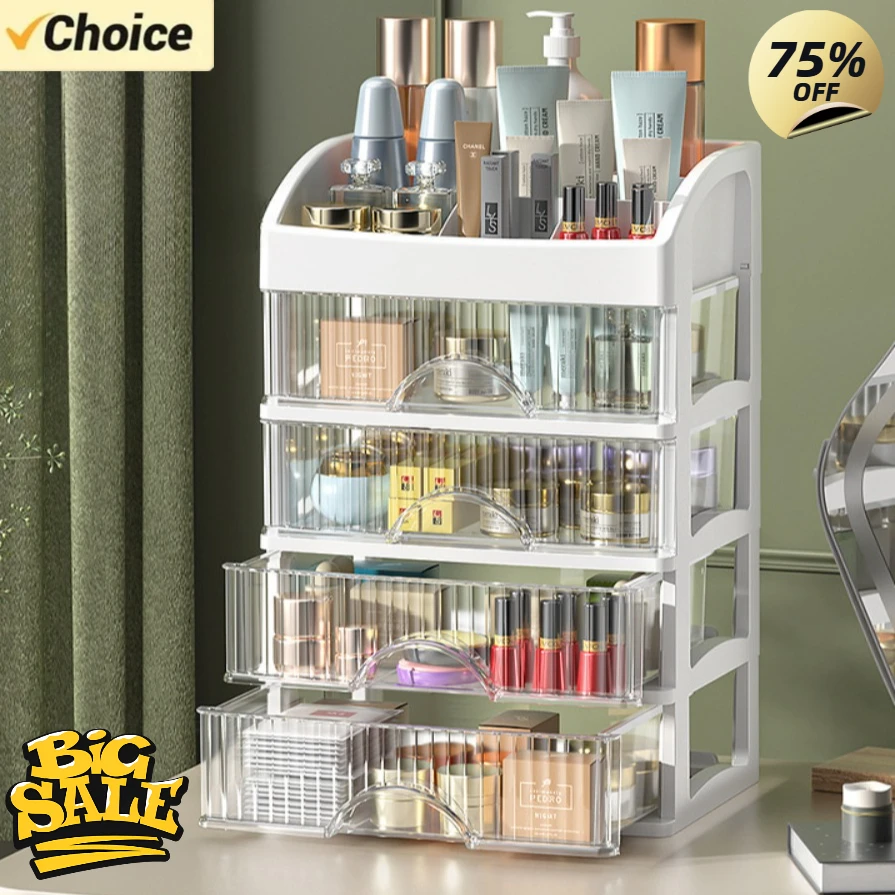 New 1Pc 5-layer Makeup Storage - Beauty Makeup Desk ulasan dan harga
