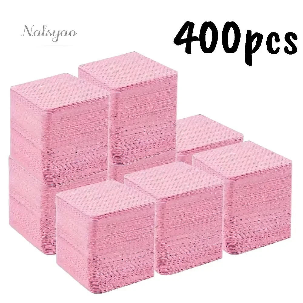 200/400pcs Lint Free Nail Wipe - Gel Nail Polish ulasan dan harga