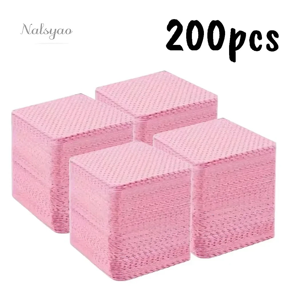 200/400pcs Lint Free Nail Wipe - Gel Nail Polish ulasan dan harga