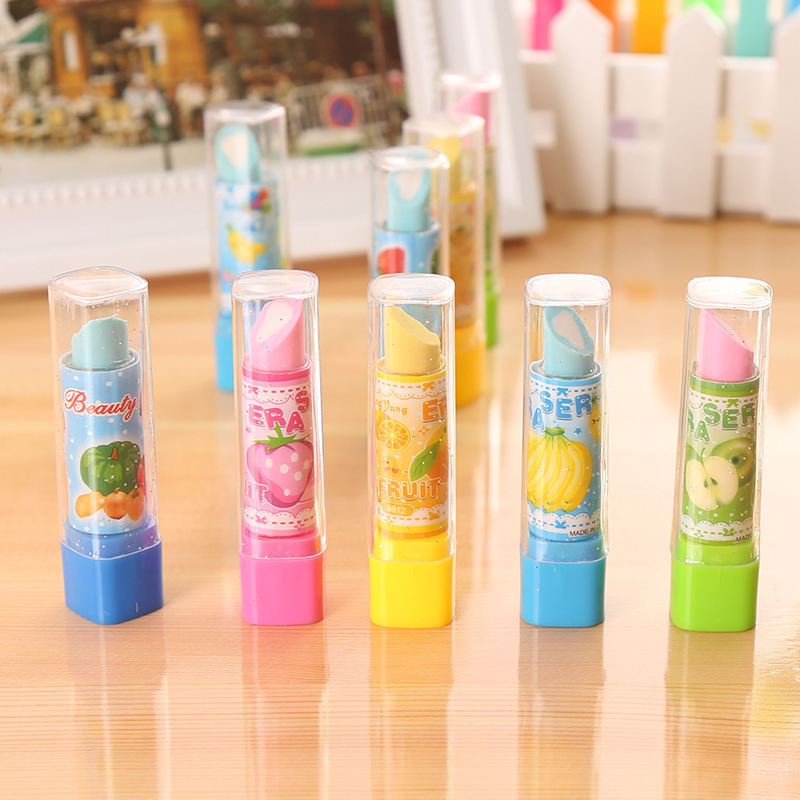 10Pcs Cartoon Fruit Lipstick S - Beauty Makeup News ulasan dan harga