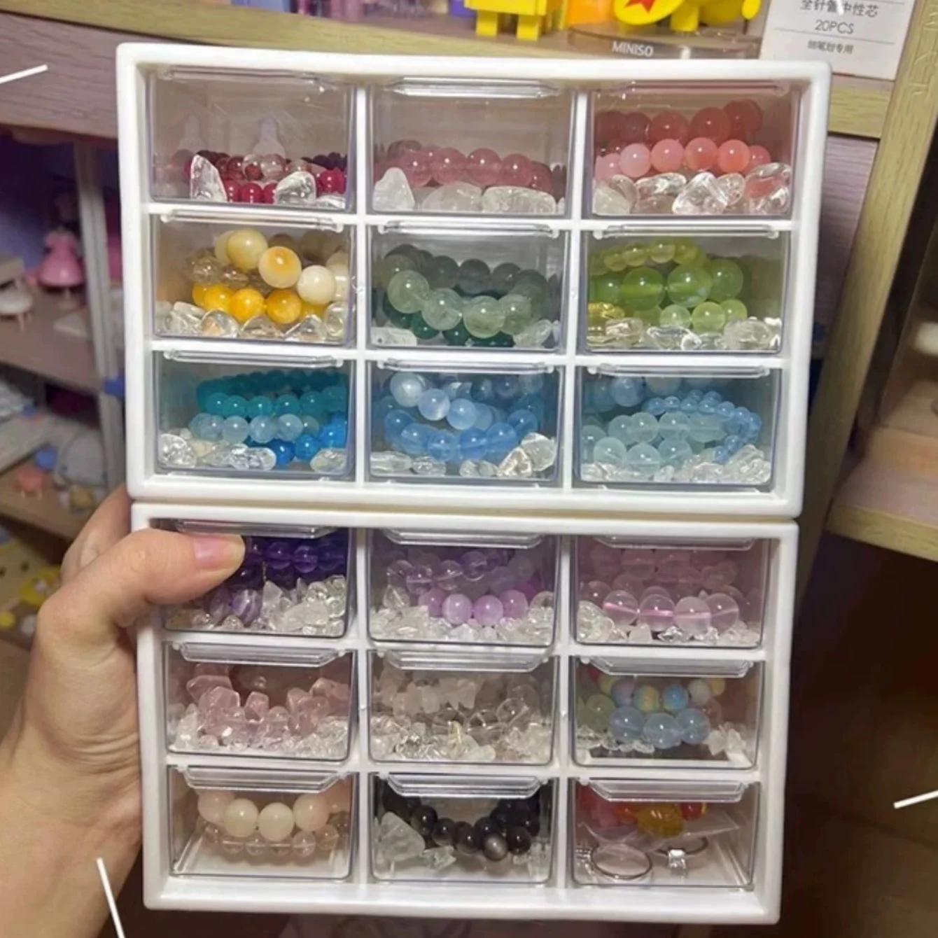 Bead Material Storage Box. The - Beauty Makeup Desk ulasan dan harga