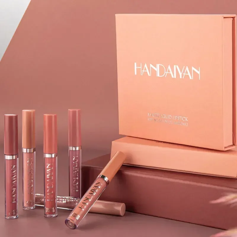 HANDAIYAN 6 PCS Lipstick Set M - Beauty Makeup Korean ulasan dan harga