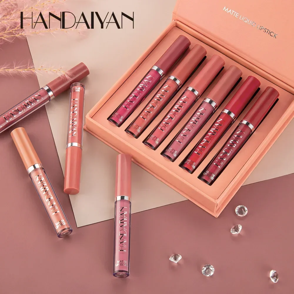 HANDAIYAN 6 PCS Lipstick Set M - Beauty Makeup Korean ulasan dan harga