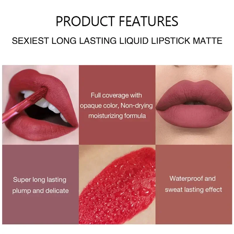HANDAIYAN 6 PCS Lipstick Set M - Beauty Makeup Korean ulasan dan harga