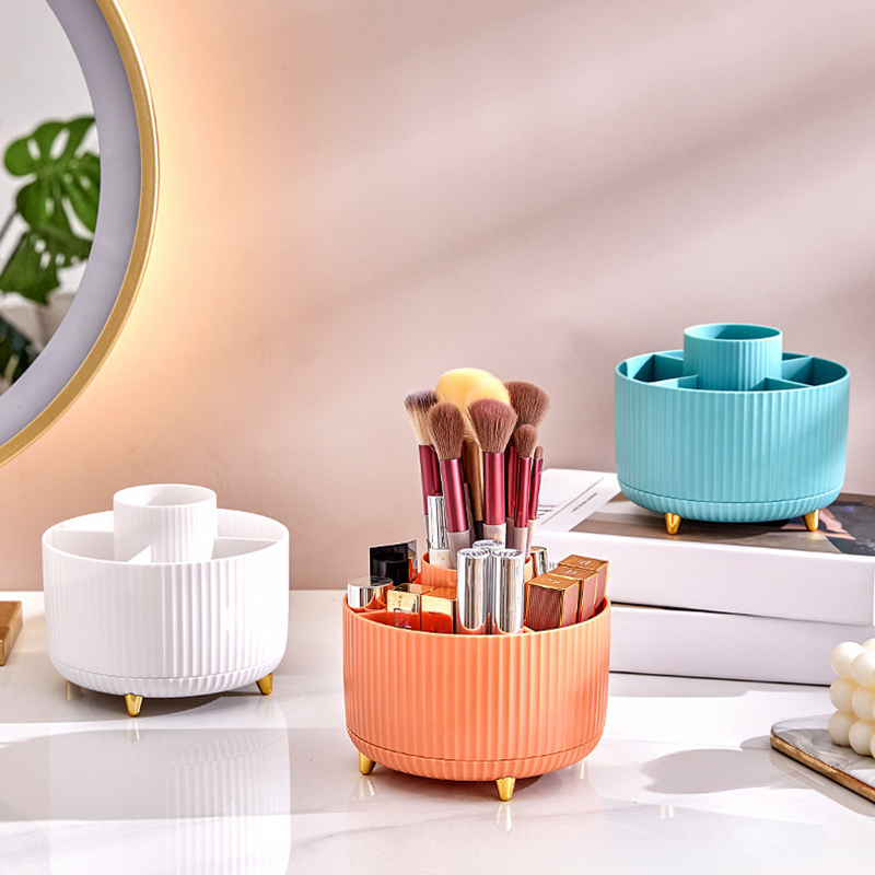 1Pcs 360° Rotating Makeup Brus - Beauty Makeup Desk ulasan dan harga