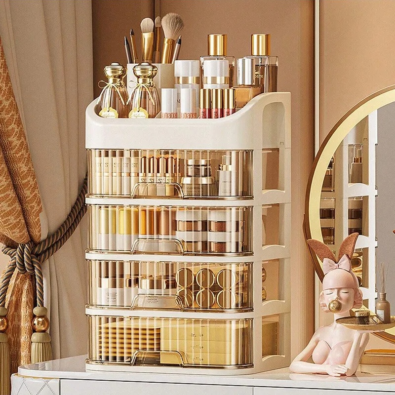 Large Capacity Makeup Organize - Beauty Makeup Desk ulasan dan harga