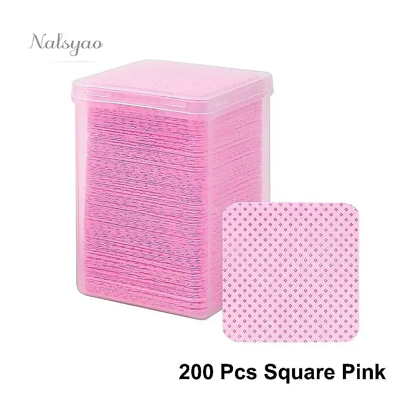 200Pcs Lint Free Nail Cleaning - Gel Nail Polish ulasan dan harga