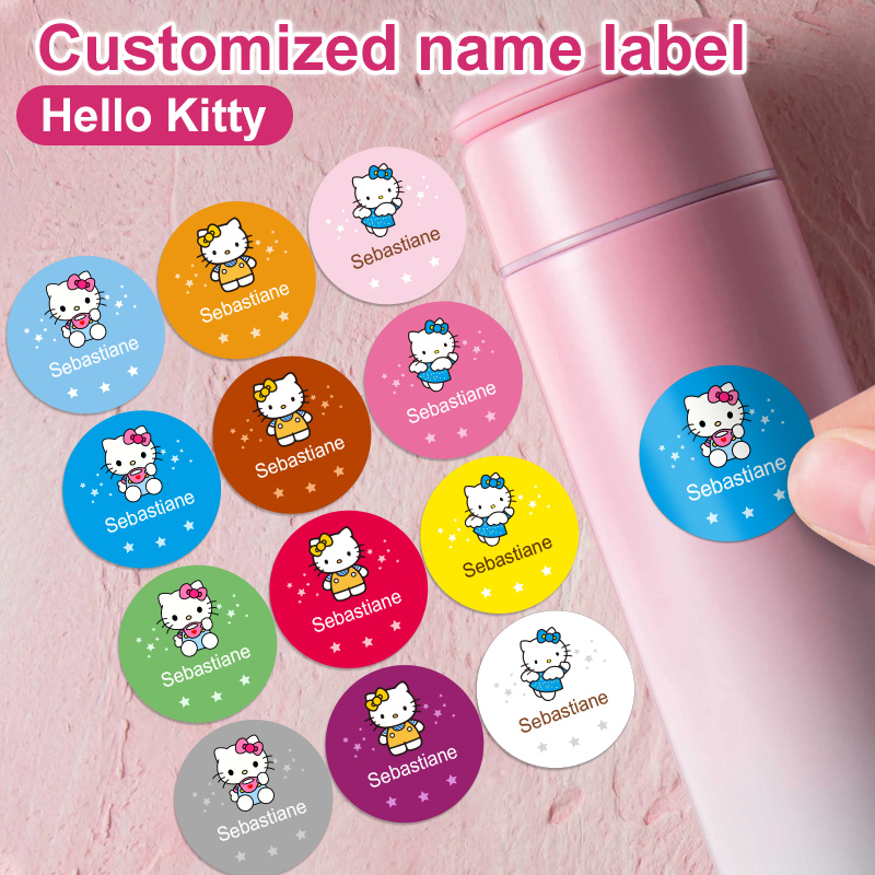 Custom Hello Kitty Name Sticke - Beauty Makeup Palette ulasan dan harga