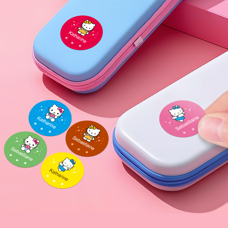 Custom Hello Kitty Name Sticke - Beauty Makeup Palette ulasan dan harga