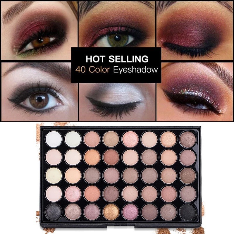 40 Color Eyeshadow Palette - M - Beauty Makeup Palette ulasan dan harga
