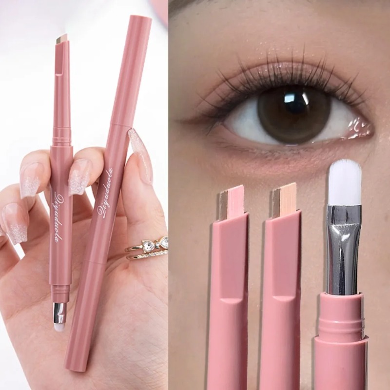 Korean 2in1 Lying Silkworm Pen - Beauty Makeup Korean ulasan dan harga