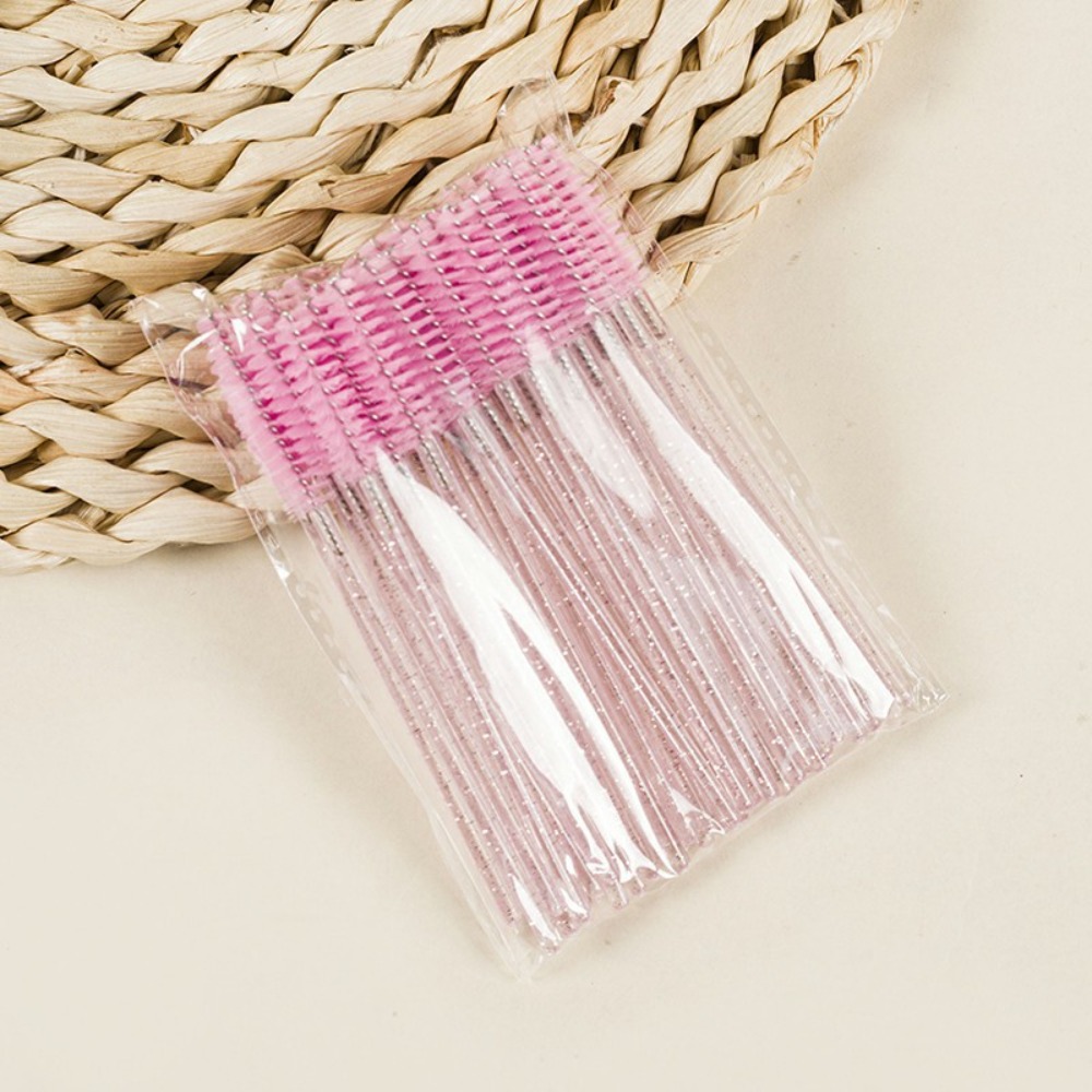 50-100PCS Crystal Eyelash Brus - Beauty Makeup Store ulasan dan harga