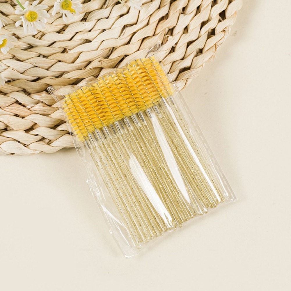 50-100PCS Crystal Eyelash Brus - Beauty Makeup Store ulasan dan harga