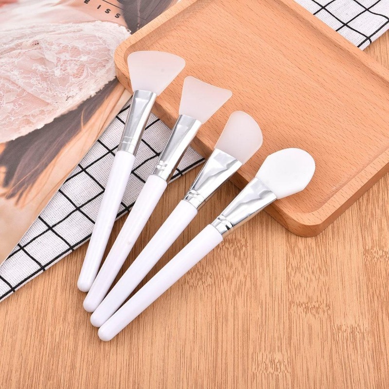 4Pcs/set White Makeup Silicone - Beauty Makeup Store ulasan dan harga