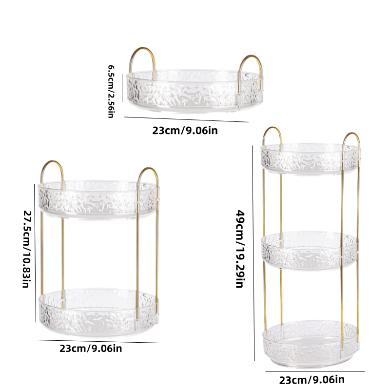 1pc Accessible Luxury Rotating - Beauty Makeup Desk ulasan dan harga